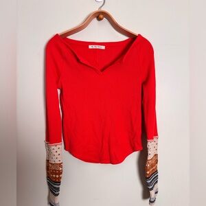 Free People We The Free Alpine Cuff Tee